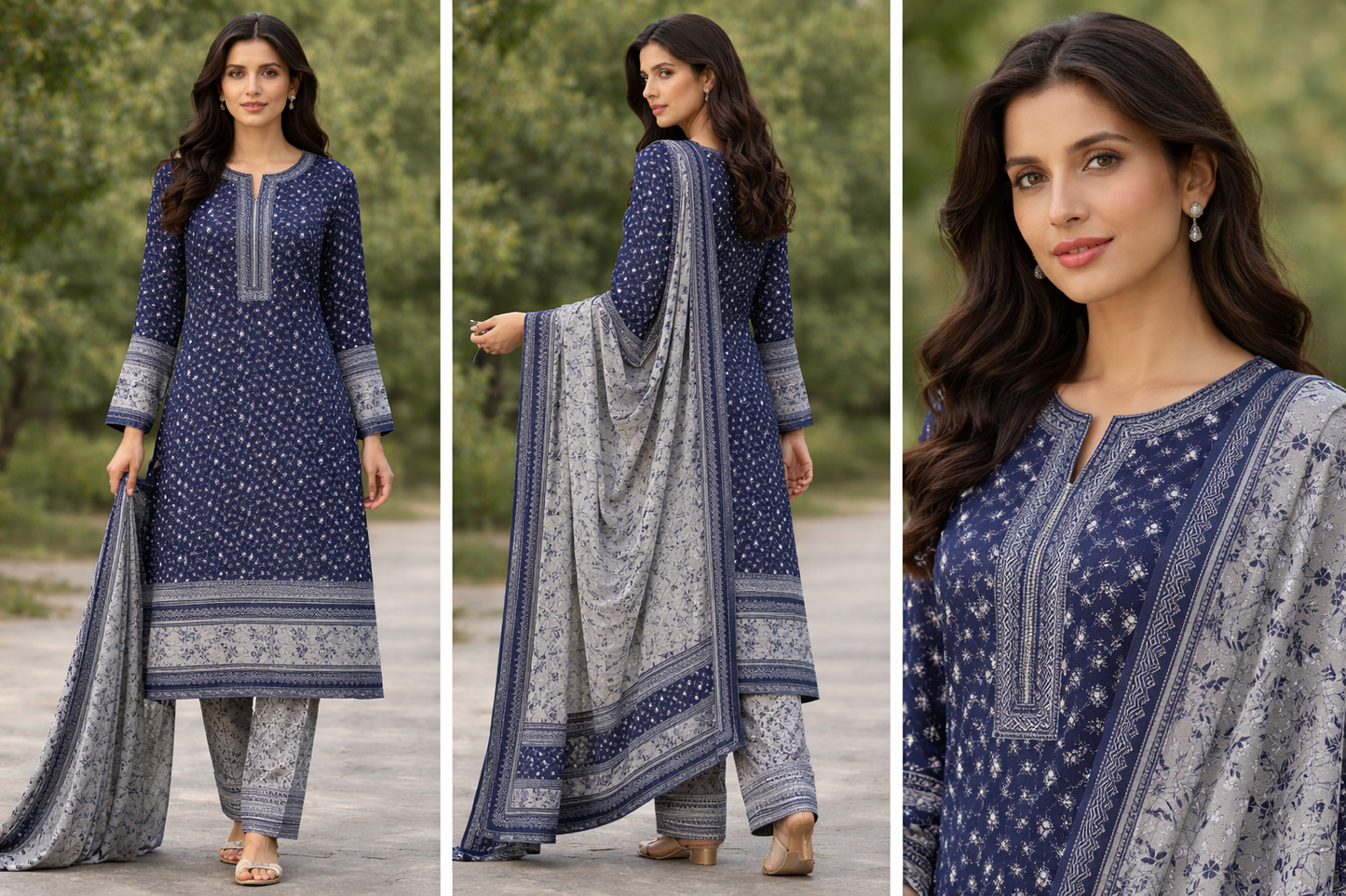 Premium Lawn 3-Piece