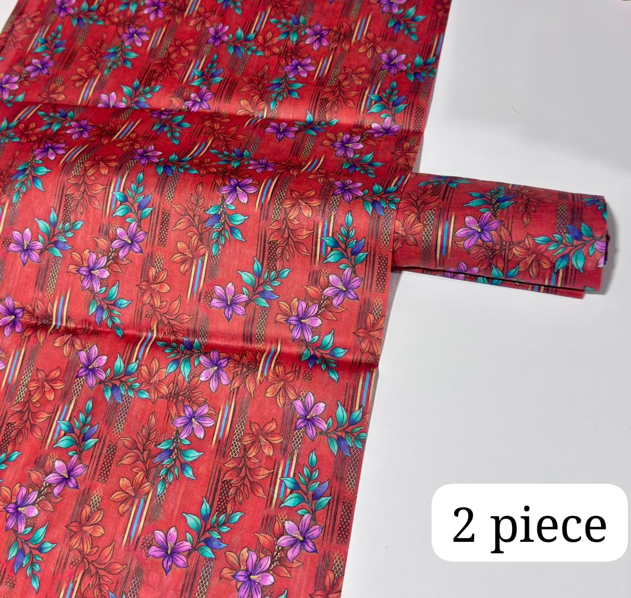Women's Digital Printed Lawn 2-Piece Suit – Premium Quality