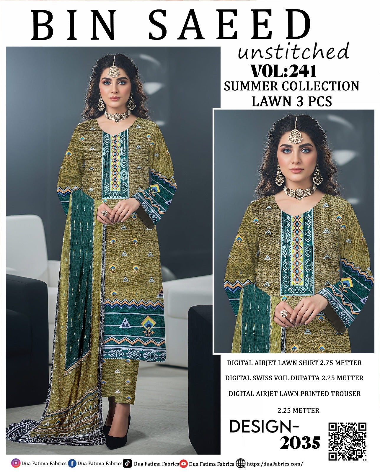 Premium Lawn 3-Piece