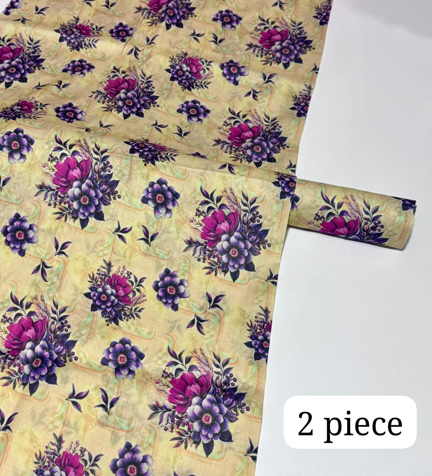 Women's Digital Printed Lawn 2-Piece Suit – Premium Quality