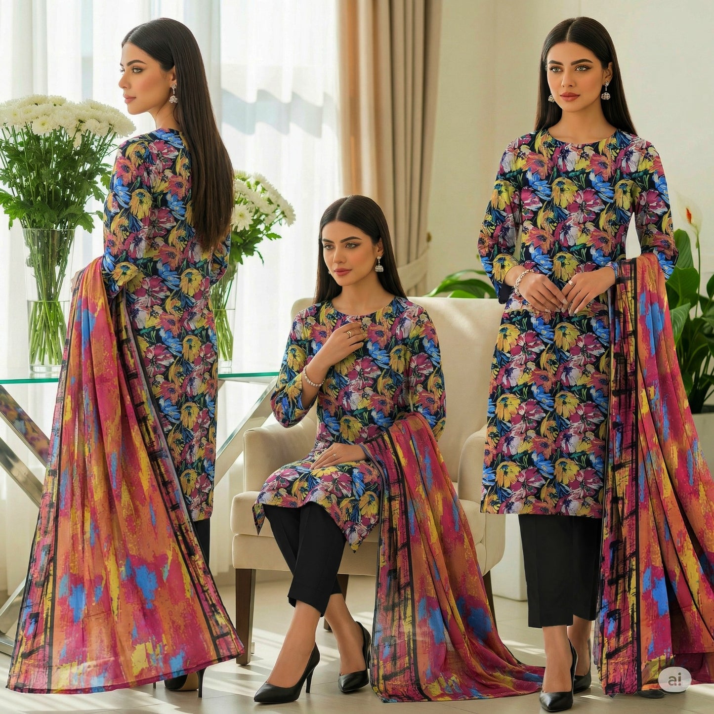 Premium Lawn 3-Piece