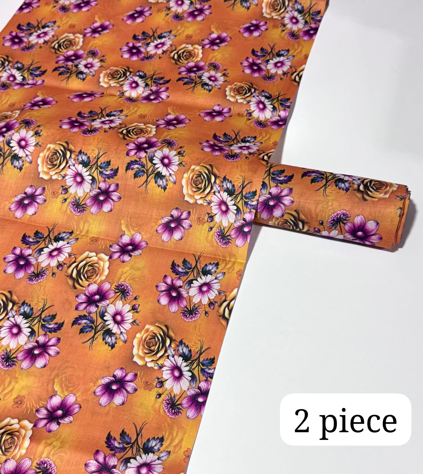 Women's Digital Printed Lawn 2-Piece Suit – Premium Quality