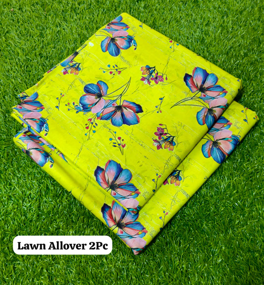 Women's Digital Printed Lawn 2-Piece Suit – Premium Quality