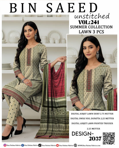 Premium Lawn 3-Piece