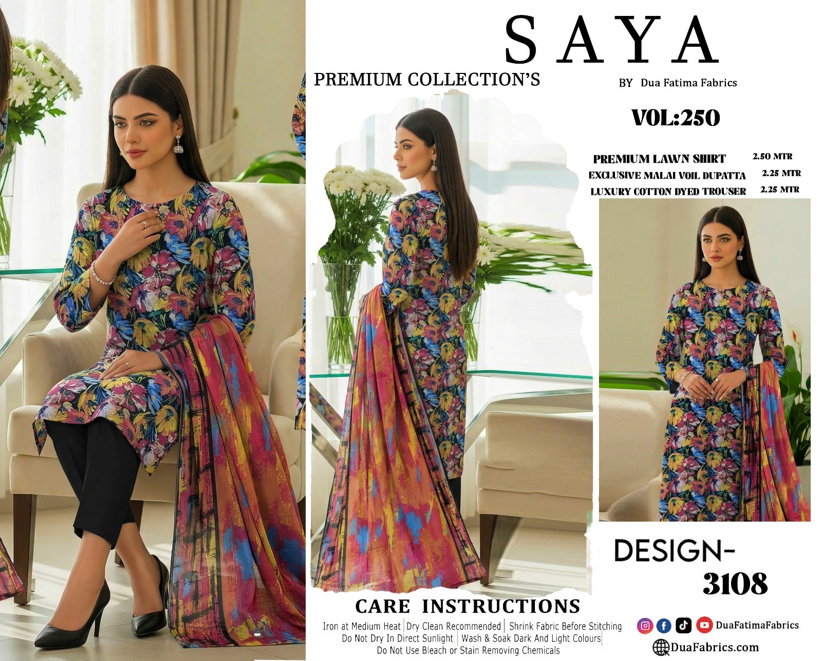 Premium Lawn 3-Piece