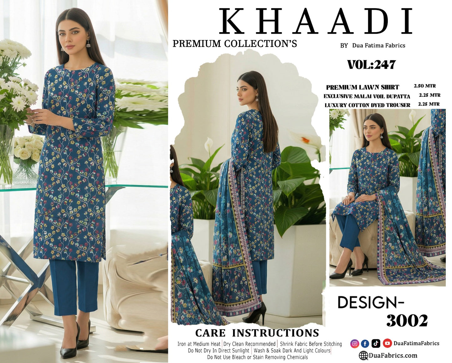 Premium Lawn 3-Piece