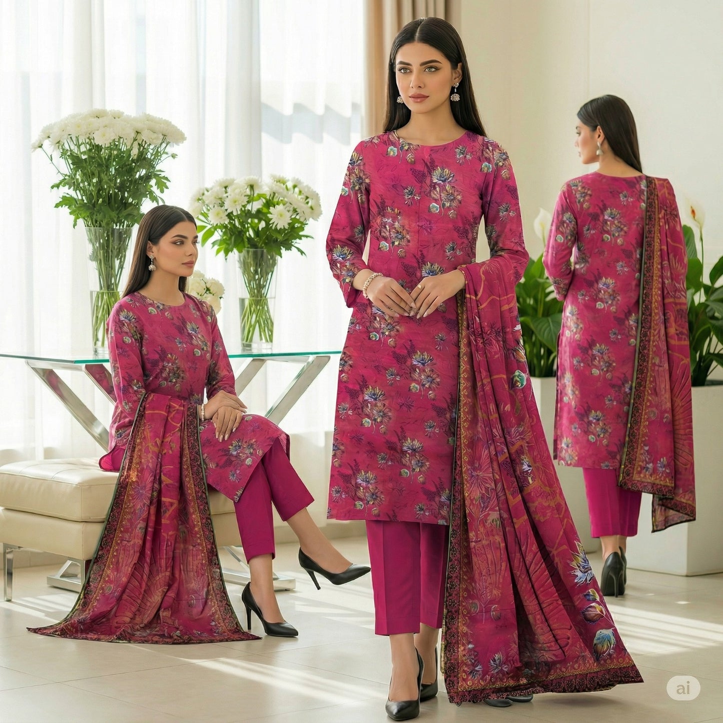 Premium Lawn 3-Piece