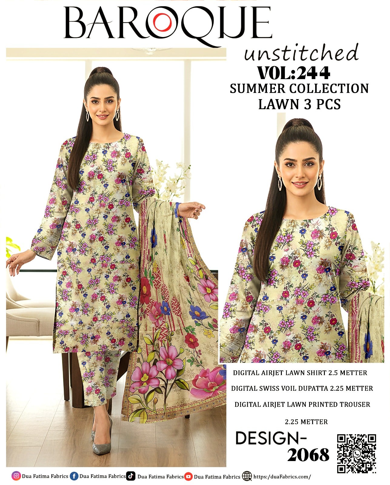 Premium Lawn 3-Piece