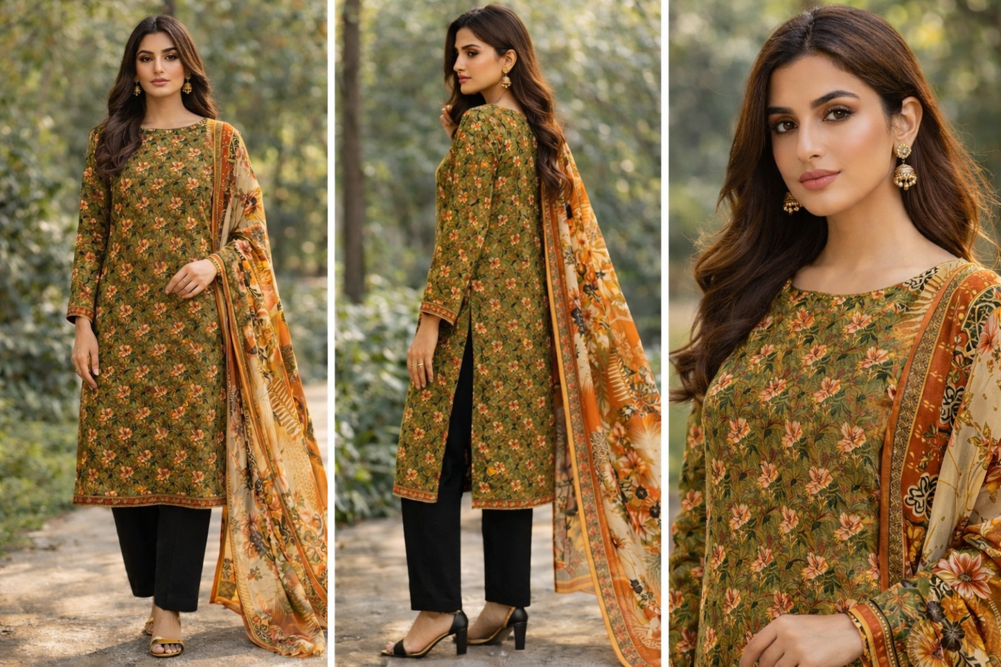 Premium Lawn 3-Piece