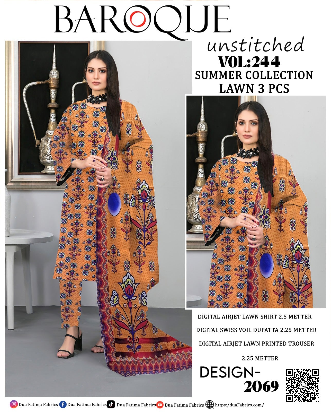 Premium Lawn 3-Piece