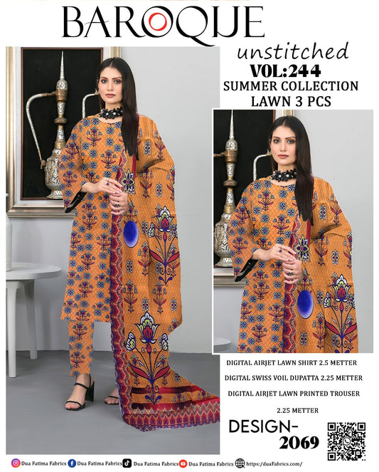 Premium Lawn 3-Piece
