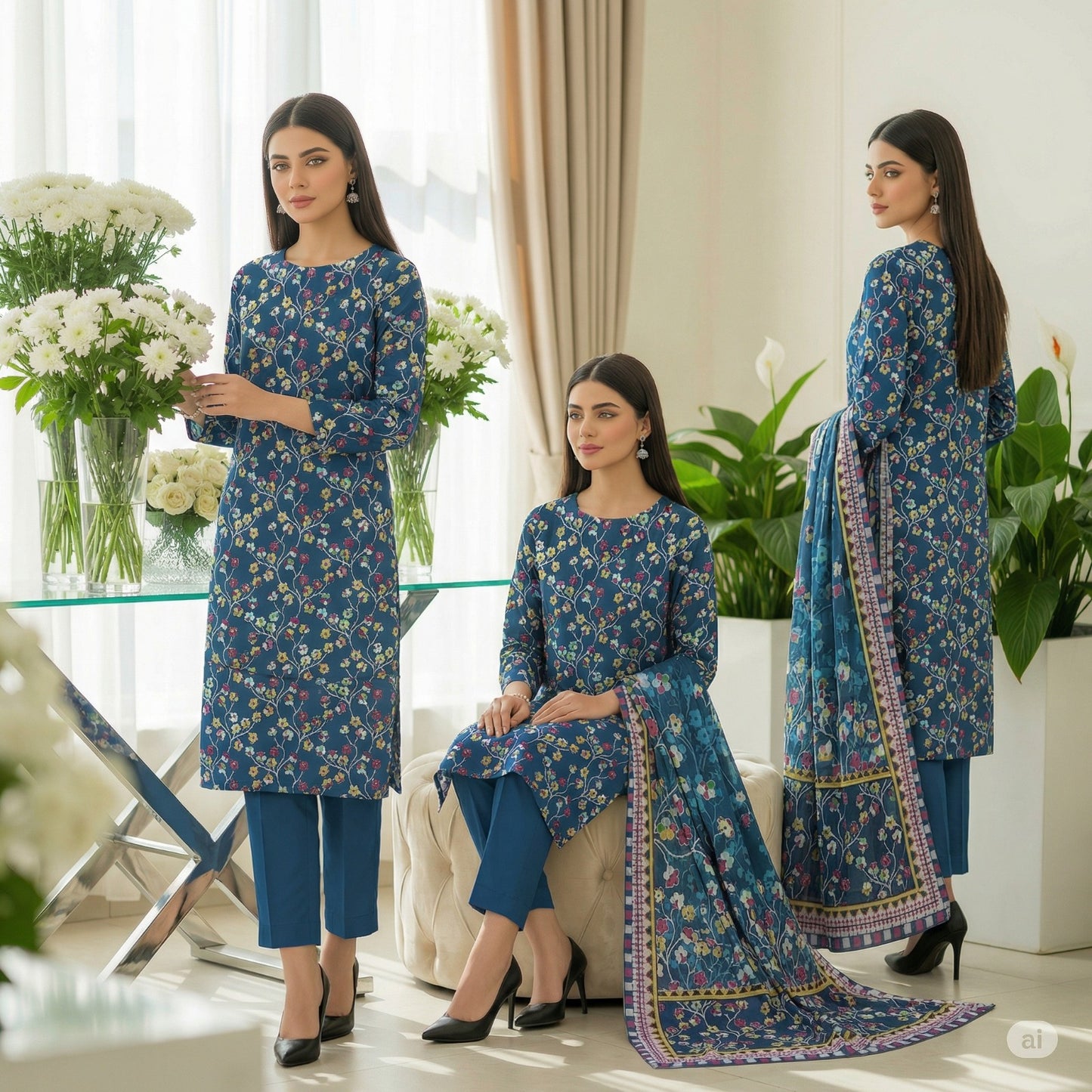 Premium Lawn 3-Piece