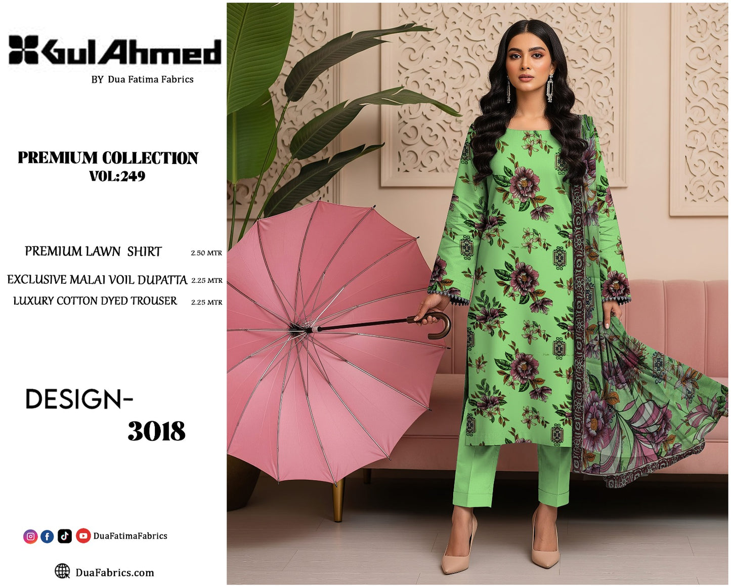 Premium Lawn 3-Piece