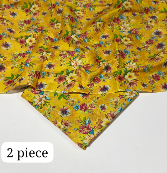 Women's Digital Printed Lawn 2-Piece Suit – Premium Quality