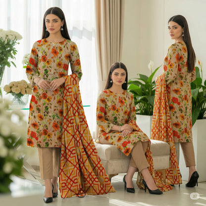 Premium Lawn 3-Piece