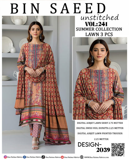 Premium Lawn 3-Piece