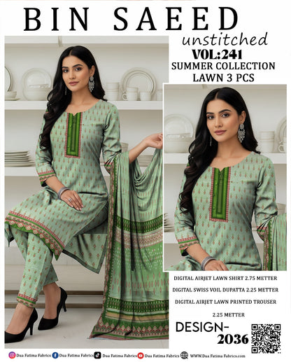 Premium Lawn 3-Piece