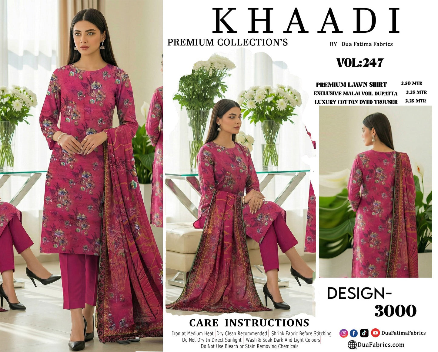 Premium Lawn 3-Piece