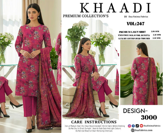 Premium Lawn 3-Piece